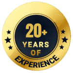 20+ वर्षांचा उत्कृष्ट अनुभव